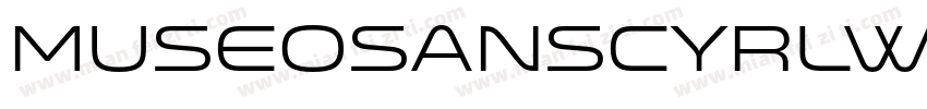 MuseoSansCyrlW03 500字体转换